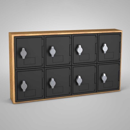 United Visual Products Sliding Door Indoor Enclosed Corkboard, 7 UV9010ACS-GOLD-BUFF